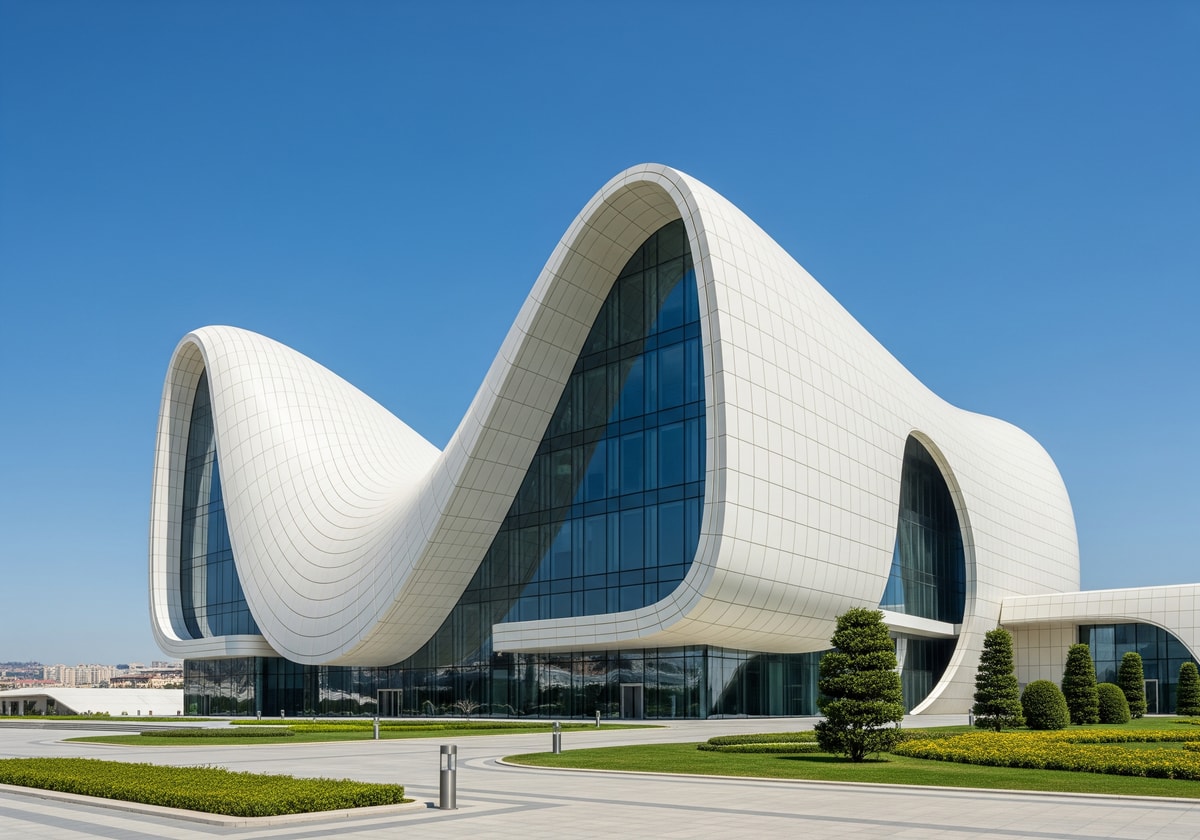 Heydar Aliyev Center modern architecture in Baku
