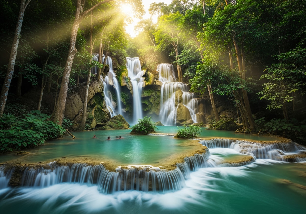 Kuang Si Waterfalls