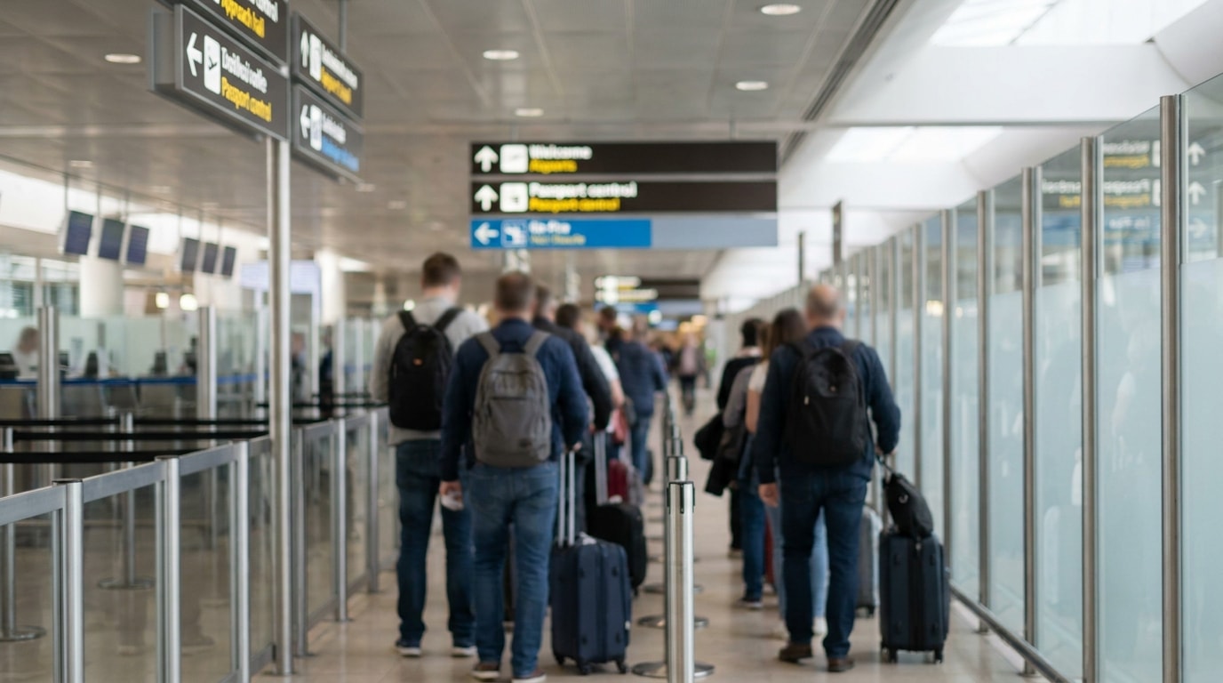 Approach to border control at Paris Charles de Gaulle Airport