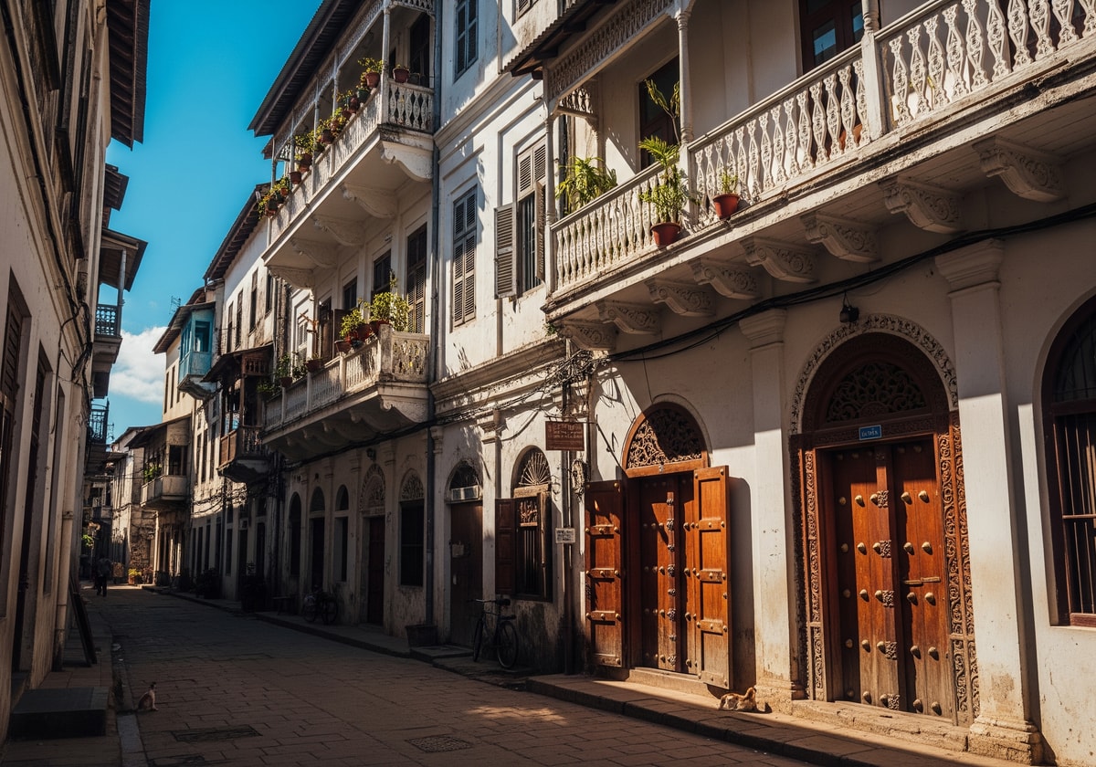 Zanzibar Stone Town historic buildings