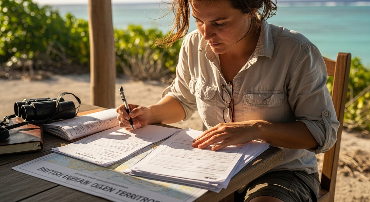 Applying for a British Indian Ocean Territory visa online