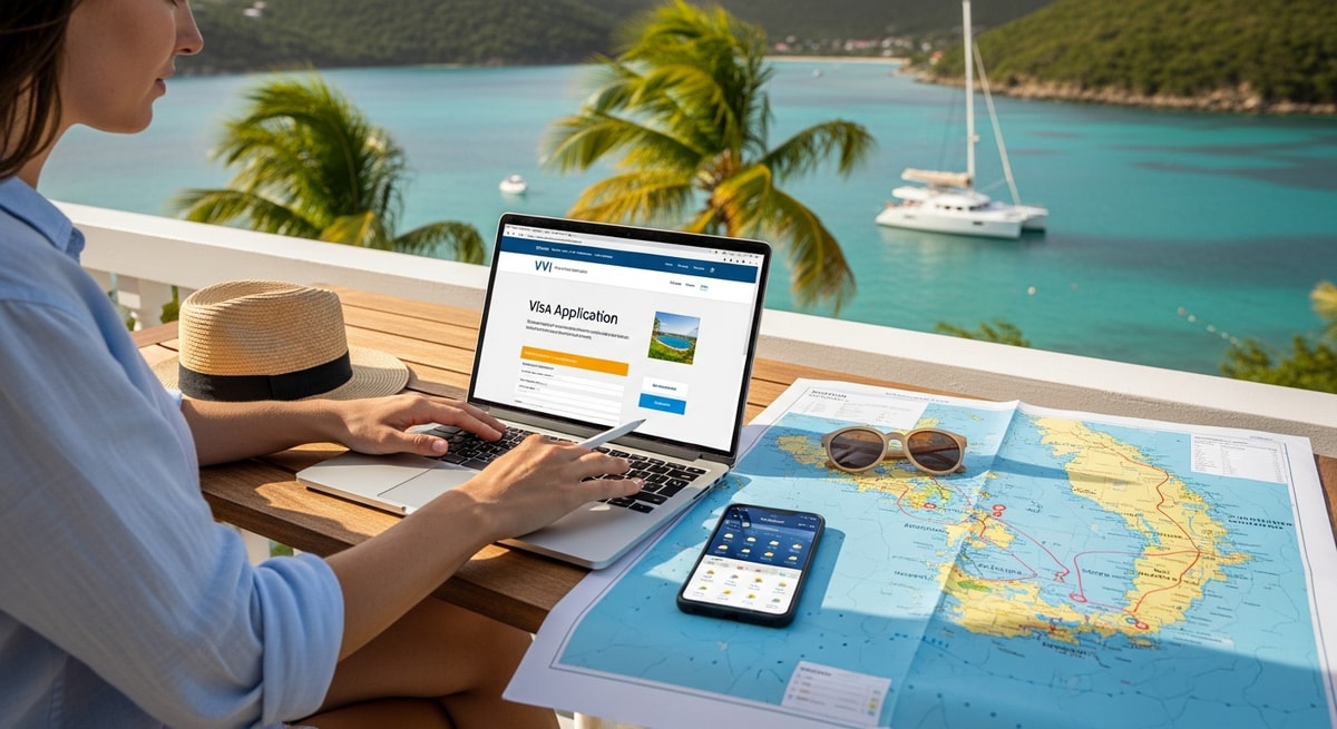 Applying for a Virgin Islands, British visa online