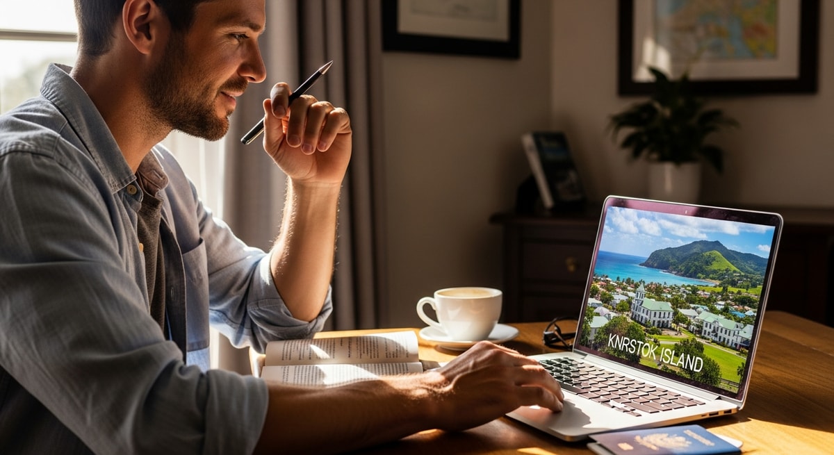 Applying for a Norfolk Island visa online