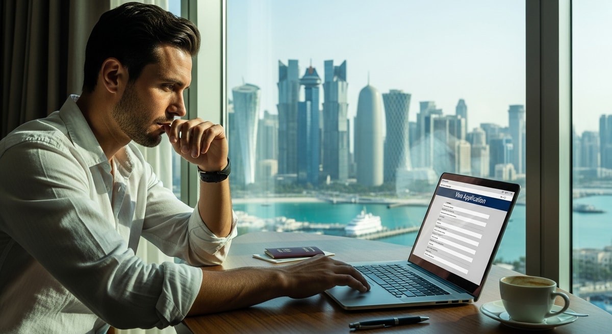 Applying for a Qatar visa online