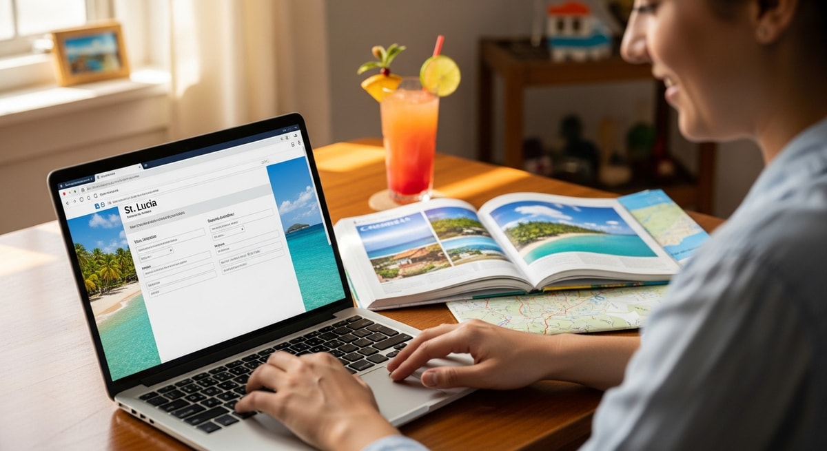 Applying for a Saint Lucia visa online