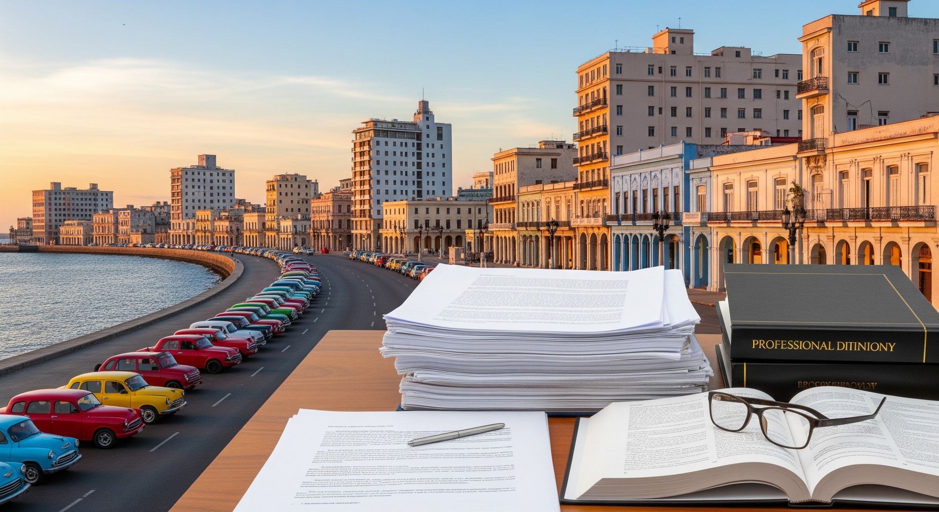 Havana cityscape with colonial architecture and the Malecón waterfront representing Cuba's rich cultural and institutional heritage