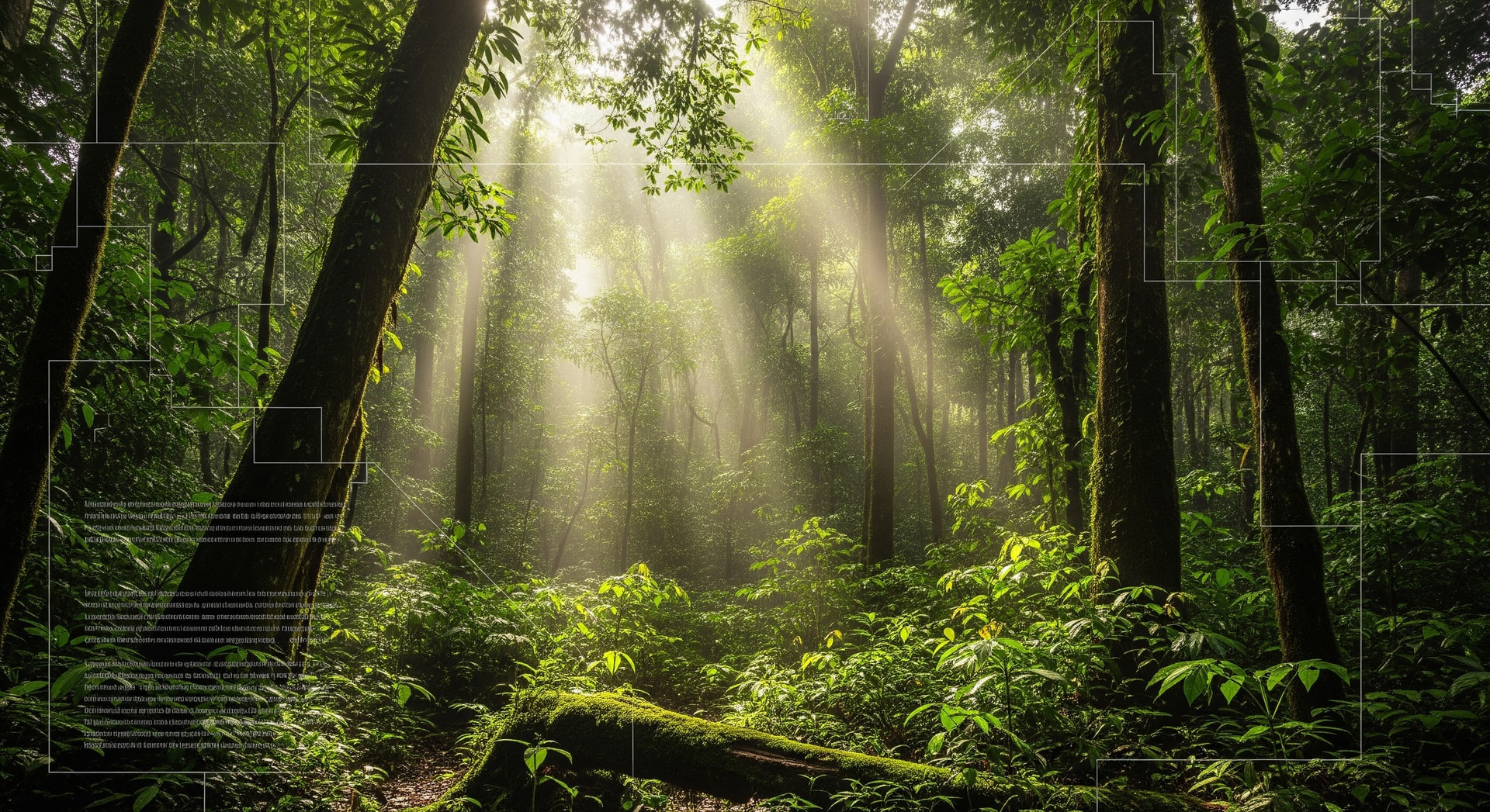 Rainforest landscape of the Democratic Republic of the Congo