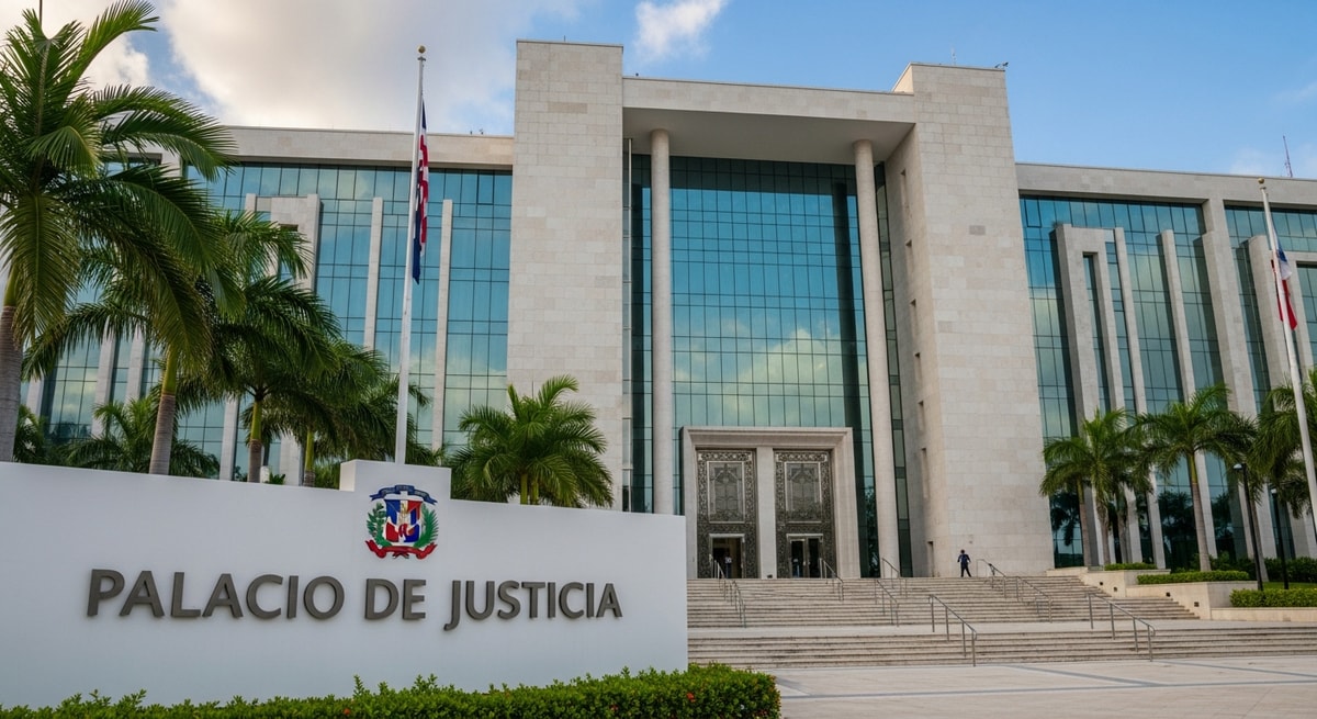 Dominican Republic judicial building representing the court system that authorizes intérpretes judiciales for official legal translations