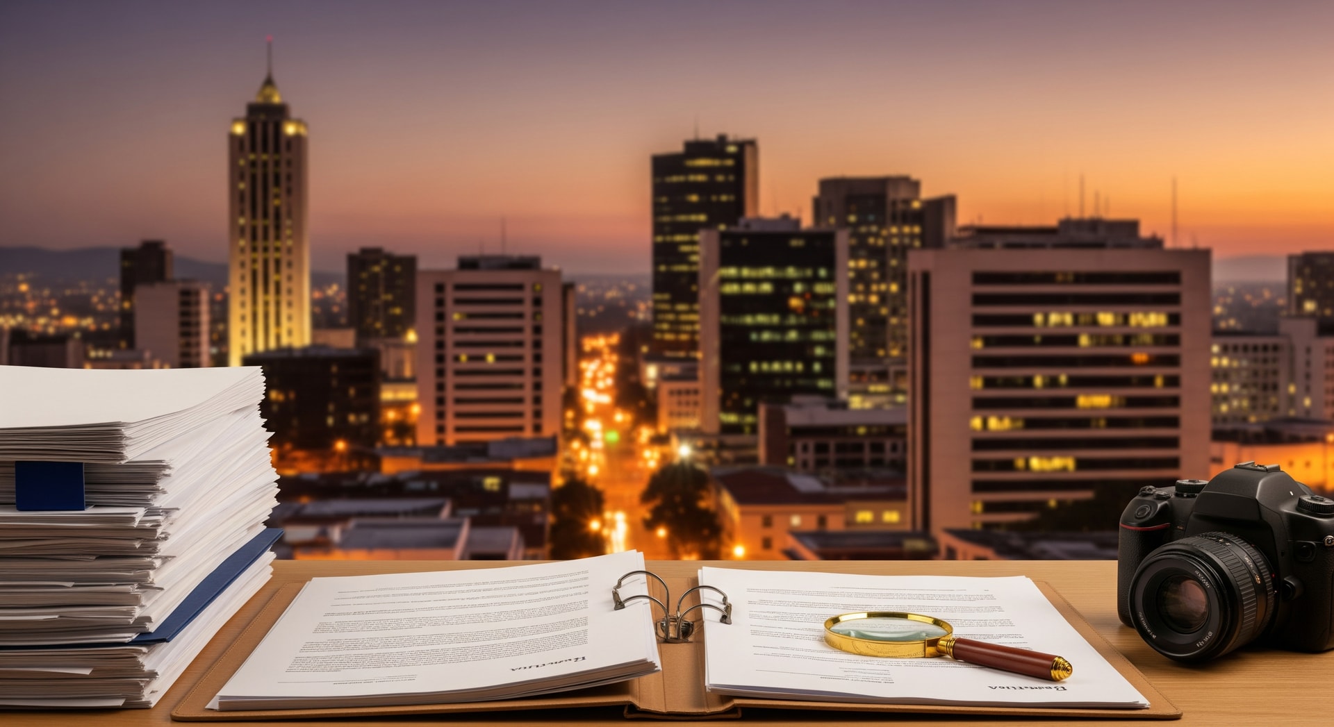 San Salvador cityscape representing El Salvador's administrative center for document processing and translation services