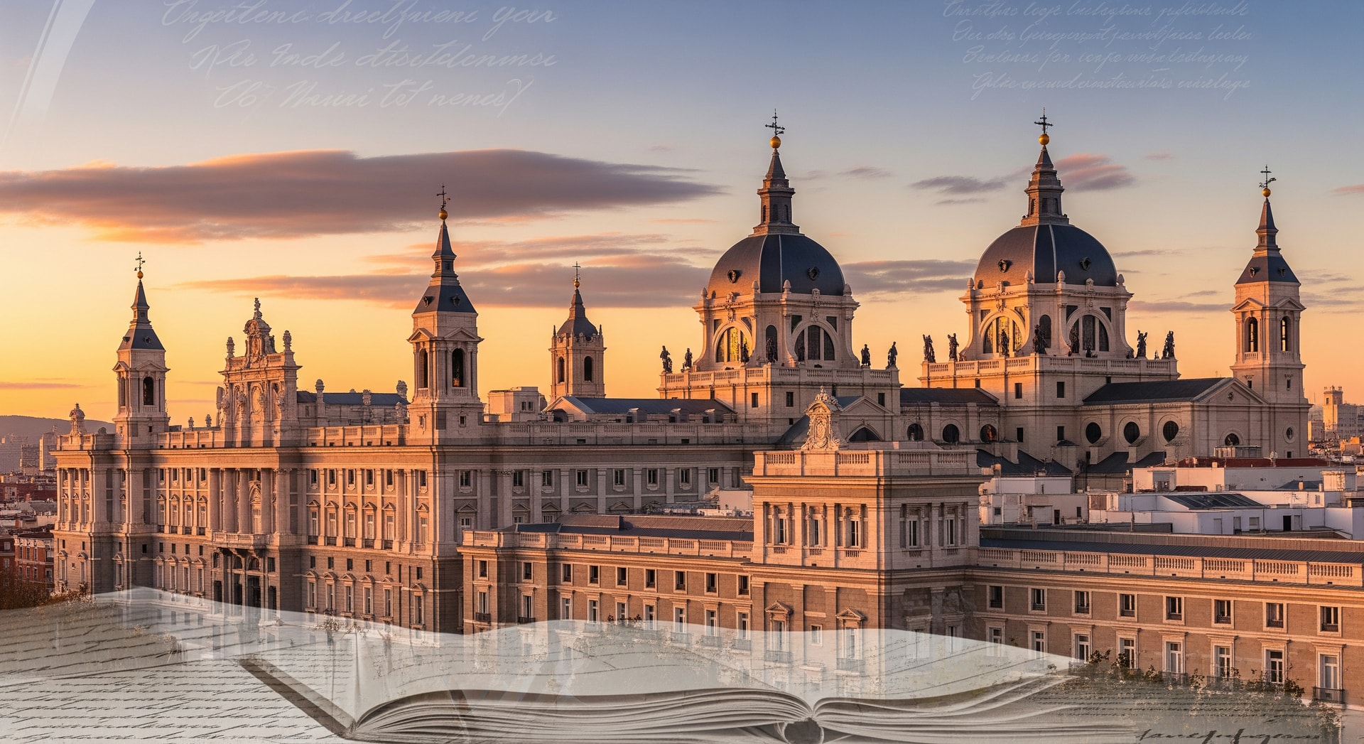 Madrid skyline with the Royal Palace and historic architecture representing Spain's rich institutional and cultural heritage