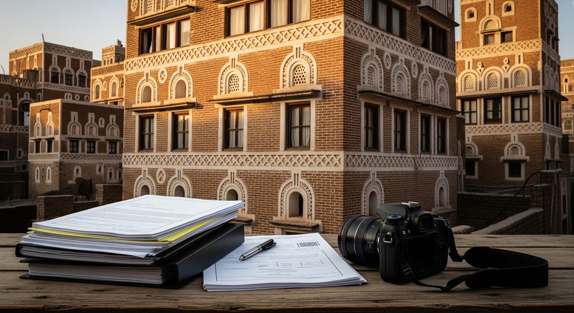 Historic architecture of Sana'a old city representing Yemen's cultural heritage and the need for professional document translation services