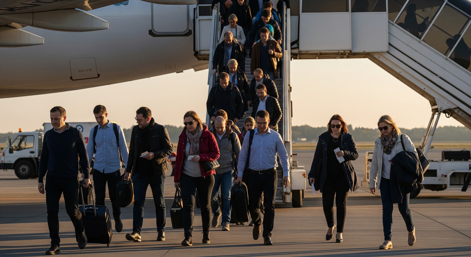 Passengers boarding an aircraft amid concerns over India domestic ticket prices and aviation capacity