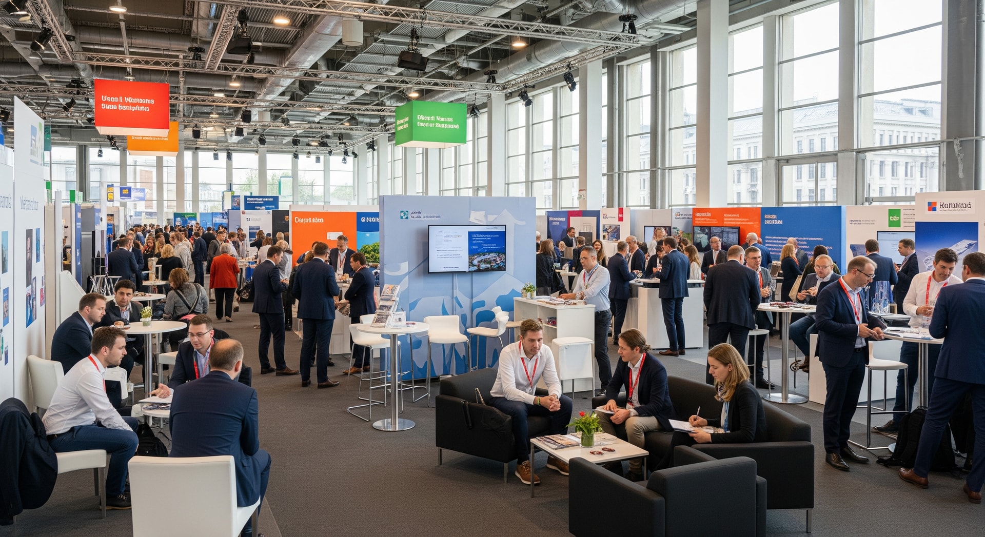 Conference delegates at a meetings and incentives forum in Vienna