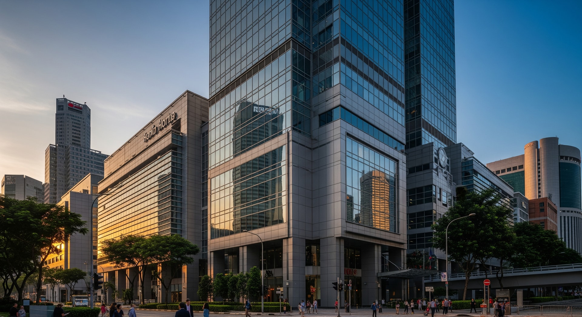 Office building in Singapore representing workforce and immigration policy changes