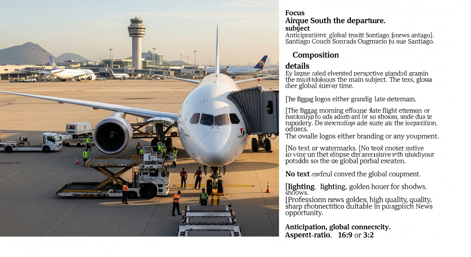 Airline jet preparing for departure at a South American airport, illustrating new routes and travel deals in 2026