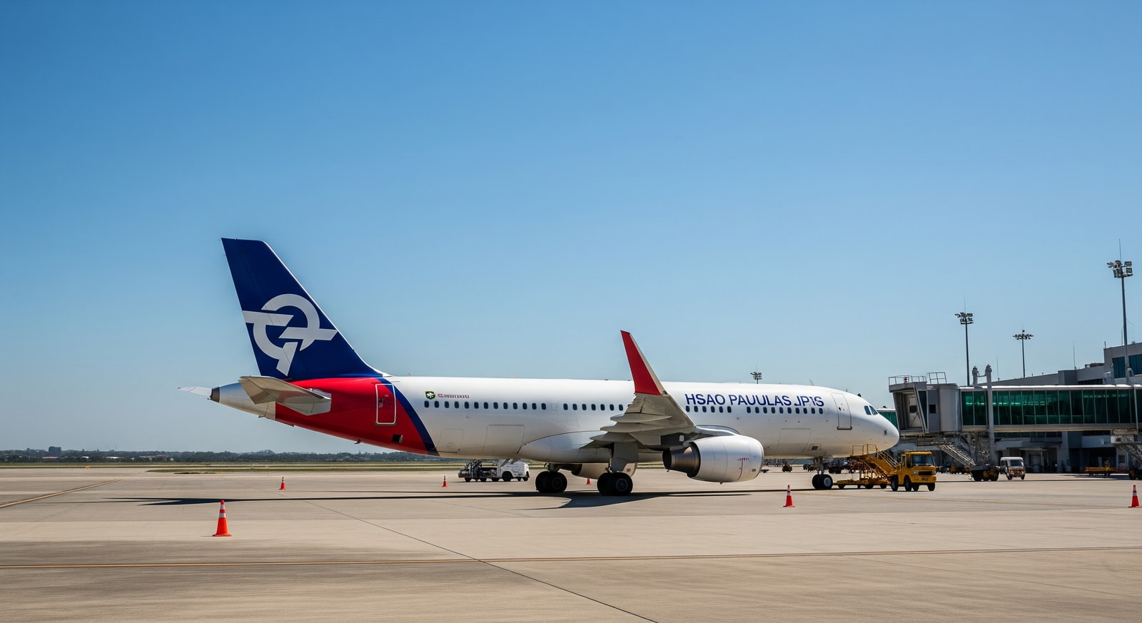 Planes parked at São Paulo-Congonhas apron illustrating airport operations and delays
